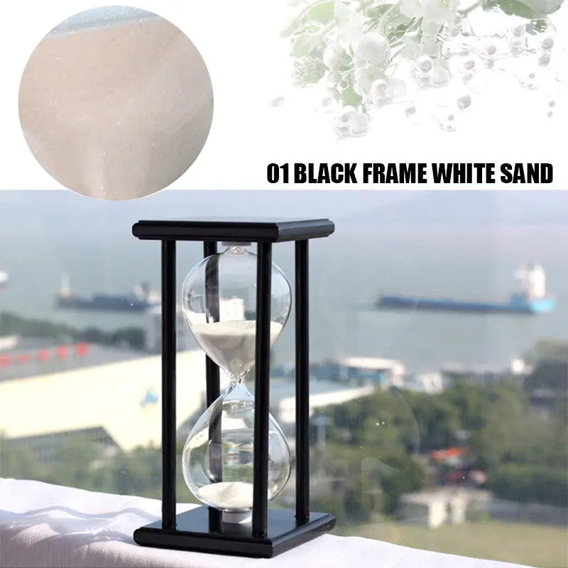 30 Minute Hourglass Countdown Timing Wooden Sandglass Sand Hourglass Timer Clock Home Decor 94655 1