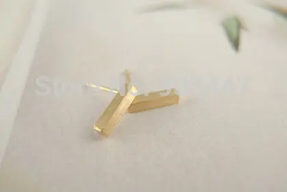 30 Pcs-S031 Jewelry Silvergoldrose Gold Square Classical Slim Bar Stud Earrings 3