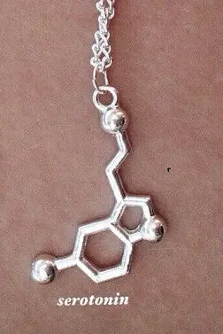 30 Piece-N139 Chemical Symbol Dopamine Serotonin And Acetylcholine Necklaces 3
