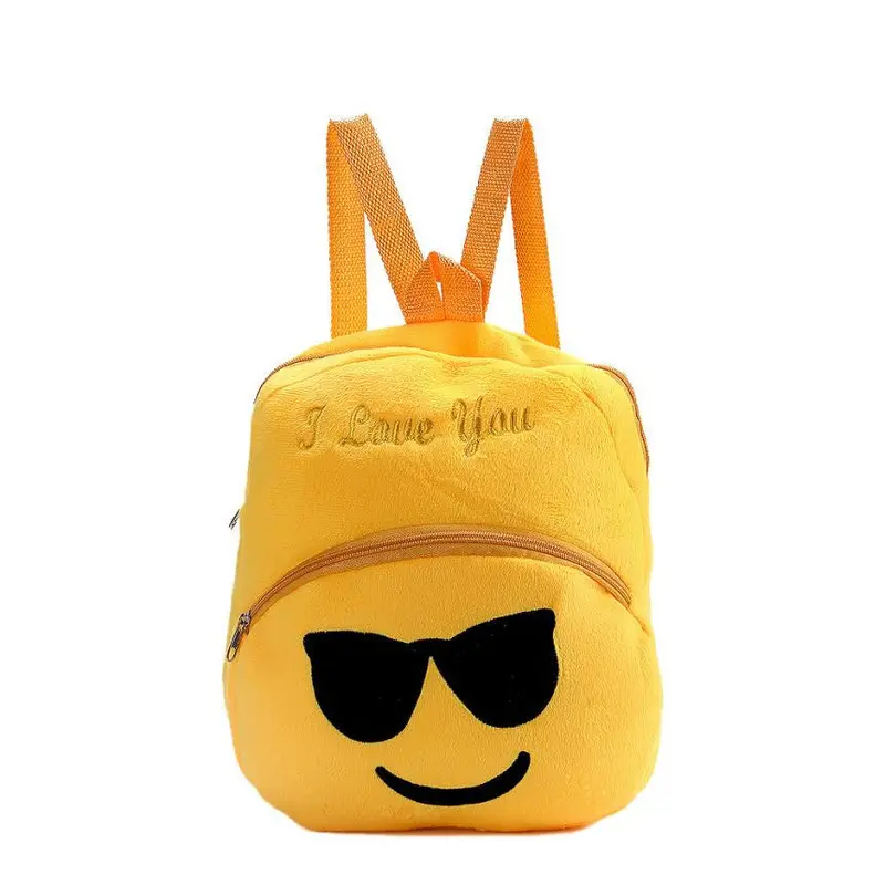 30 Styles Cute Emoji Emoticon Shoulder School Boys Girls Children Bag Backpack Satchel Rucksack Bags 1