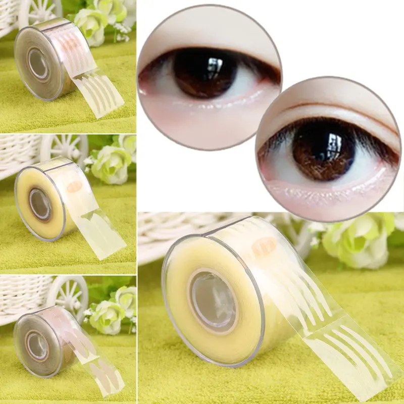 300 Pair Adhesive Invisible Widenarrow Double Eyelid Sticker Net L Tape Make Up 1