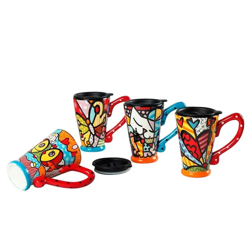 300Ml Coffee Cup Milk Mugs Home Office Gift Drinkware With Handle 90025 1