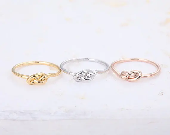 30Pcs- Silver Heart Infinity Knot Ring Midi Ring Jewelry Rings Party 1