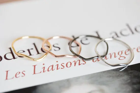 30Pcs- Slim Wave Ring Midi Knuckle Jewelry . 1