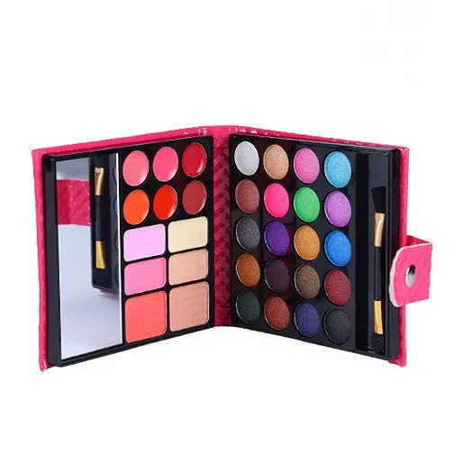 32 Colors Eyeshadow Palette Eye Shadow With Cosmetic Leather Case 4 Pattern 1