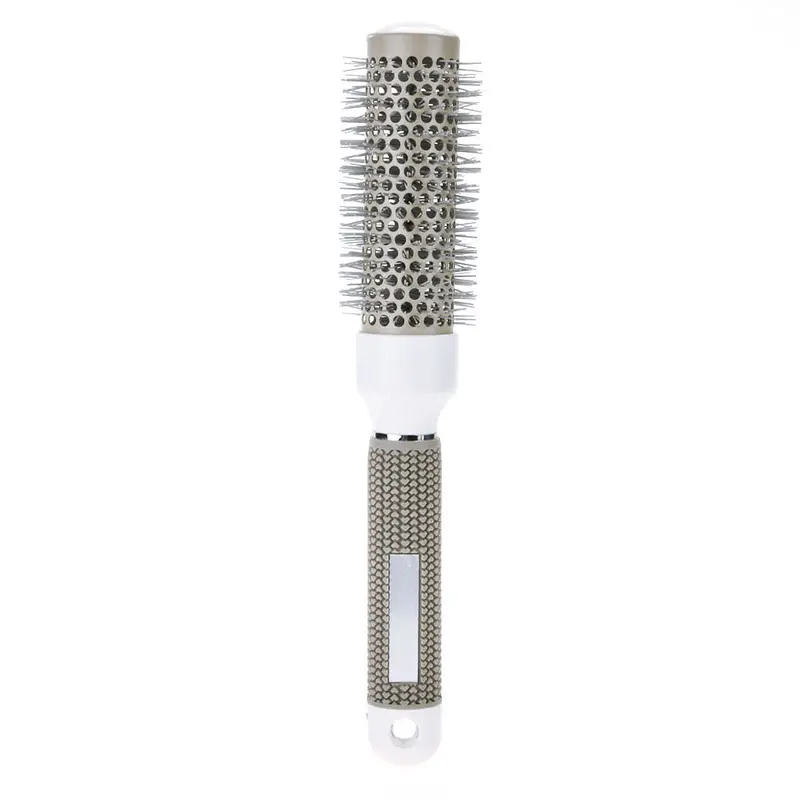 32Mm Durable Ceramic Iron Round Comb Hair Dressing Brush Salon Styling Barrel 1
