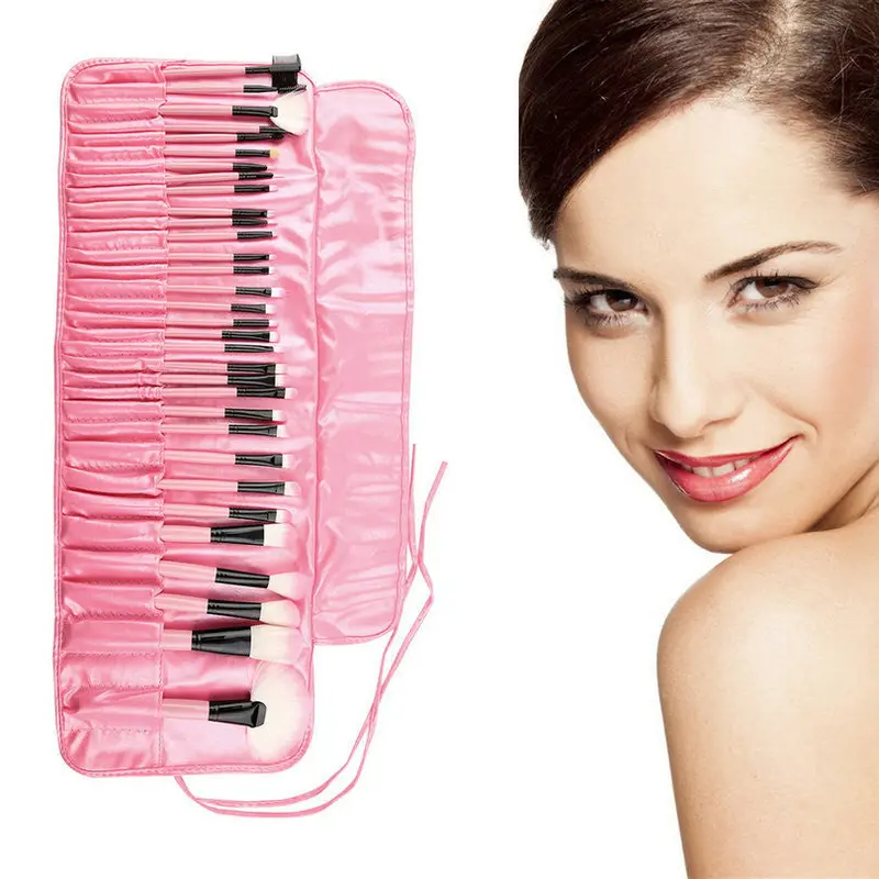 32Pcs Make Up Tools Pincel Maquiagem Superior Cosmetic Makeup Brush Set Kit + Pouch Bag Caseyks 2