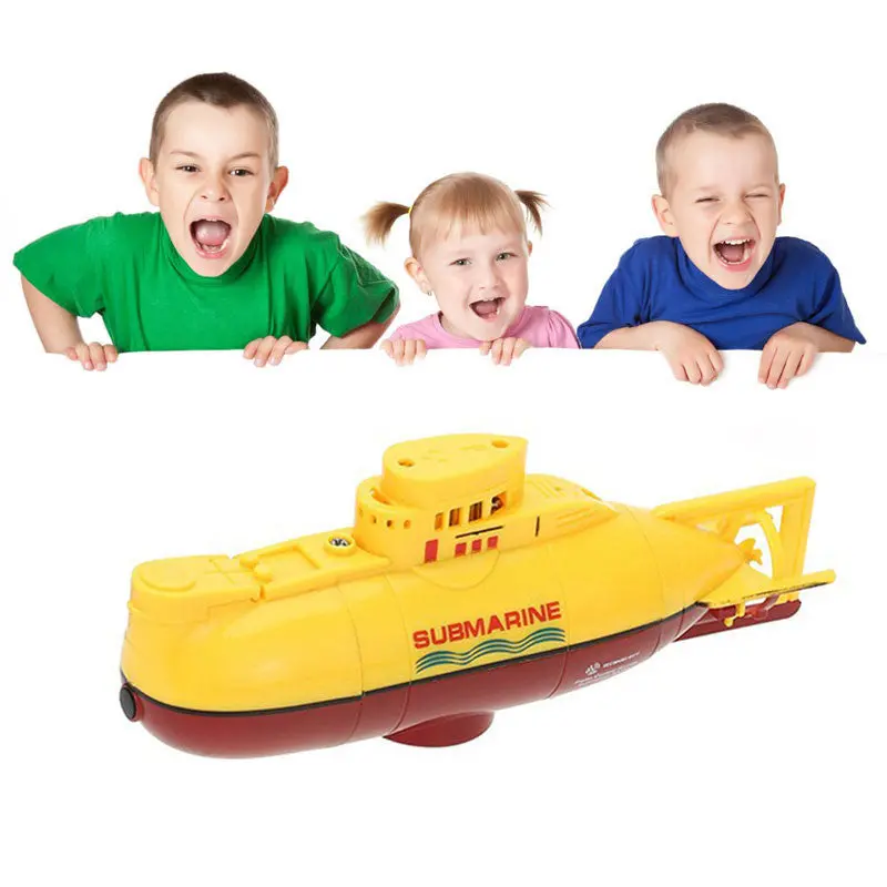 3311 Sea Wing Star 27Mhz Radio Control Submarine Tourism Boat Toy Yellow Color 1