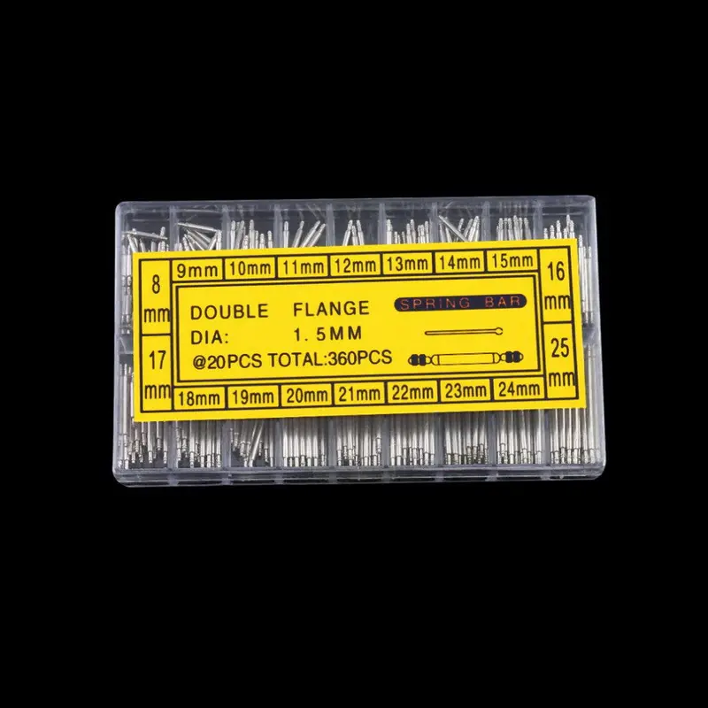 360Pcs 8-25Mm Watch Bandbars Strap Link Pins Repair Watchmaker Tools 2