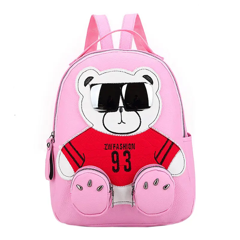 3D Cartoon Bear Cute Girls Teenager School Bags Waterproof School Backpacks Kids Children Backpack Bolsas 1