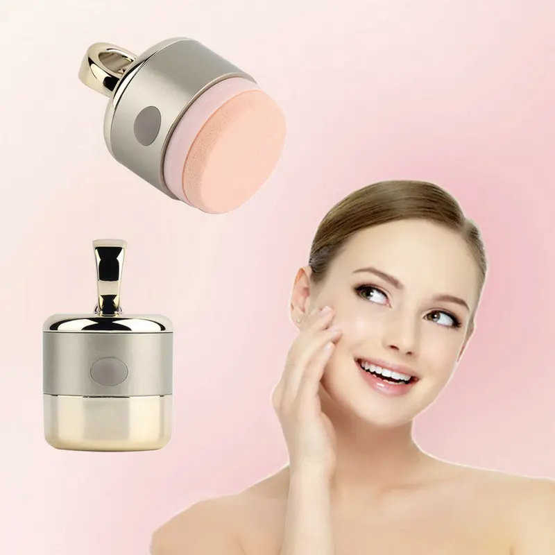 3D Electric Smart Foundation Face Powder Vibrator Puff Sponge Cosmetic Beauty Spa Tool 1