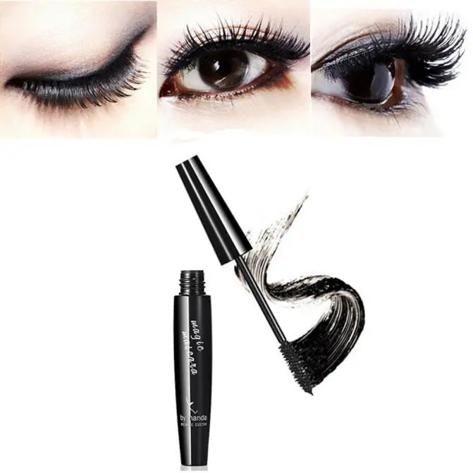 3D Fashion Black Eyebrow Mascara Waterproof Lengthening Thick Curling Mascaras Women False Eye Lashes Makeup Mascara 1