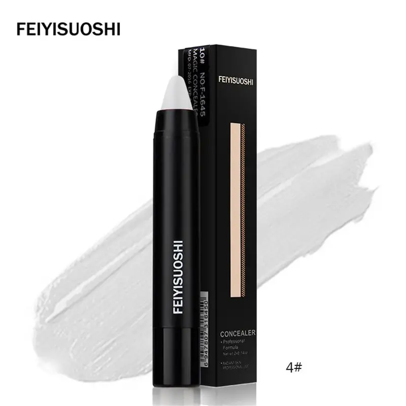 3D Makeup Double Face Concealer Cream Stick Dark Color Long Lasting Contouring Foundation Pen 12 Colors 4