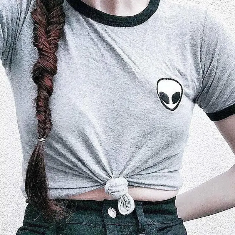 3D Print Aliens Top Short Sleeve Shirt Women Camisetas Teenagers Blouse Women Tops Blusa Casual Clothes 6