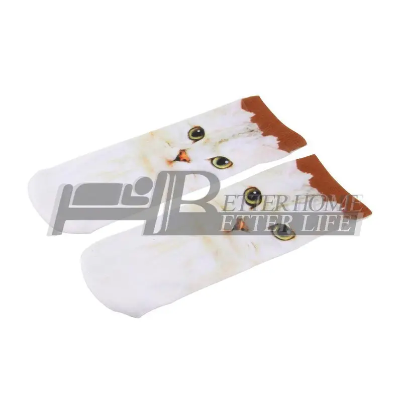 3D Printed Socks Cute Low Cut Ankle Socks Multiple Colors Cotton Sock Casual Charactor Socks For 4