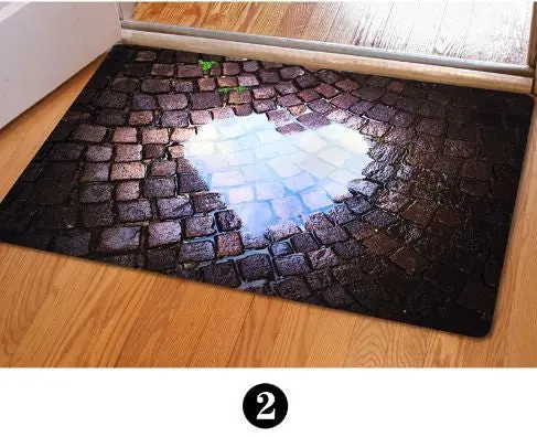 3D Trap Printed Carpet For Living Room Bedroom Floor Mats Kitchen Rugs Entrance Doormats Funny Rubber Door Mat 85123 1