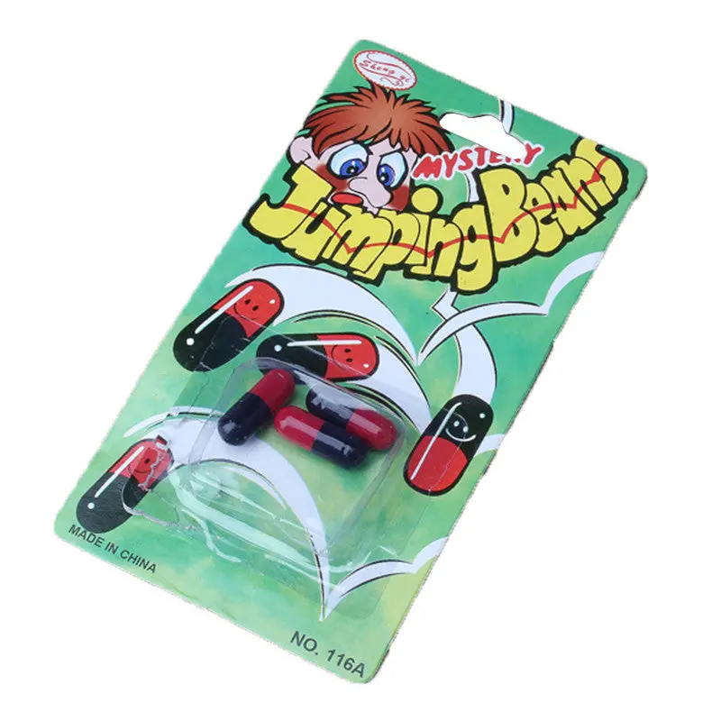3Pcs Jumping Beans Toy Gift Comedy Magic Trick Funny Practical Jokes Intellectual Pills Toys For Adult 1