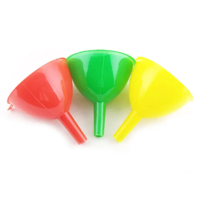 3Pcs Kitchen Lab Oil Fuel Water Refilling Plastic Filter Funnel 2" 3" 4" Diam 53387 1