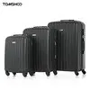 3Pcs Luggage Set With Wheels Carryon Cabin Free Suitcase Tsa Abs Baggage Travel Luggage Spinner 20"/24"/28" Hard Shell Bolsas 1