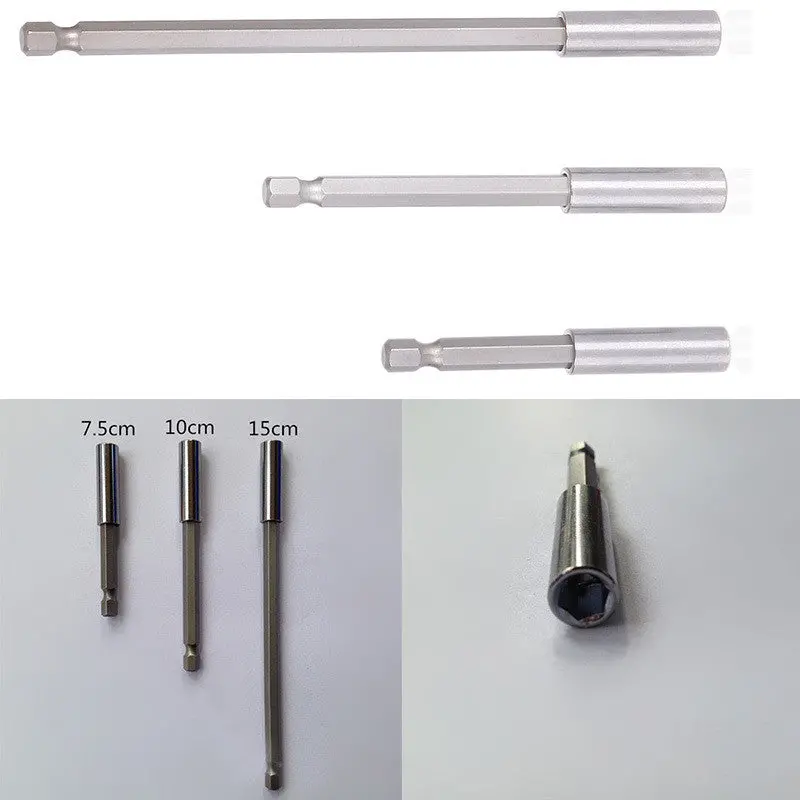 3Pcs Magnetic Bit Holder Extensions Tip For Electric Screwdriver 71216 1