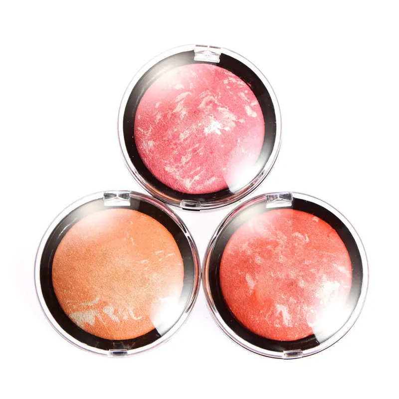 3Pcs Pro Makeup Cosmetic Blush Blusher Powder Palette 1