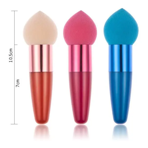 3Pcs Professional Makeup Brushes Liquid Cream Sponge Powder Foundation Concealer Brush Cosmetics Lollipop Makeup Brushes Tools 6