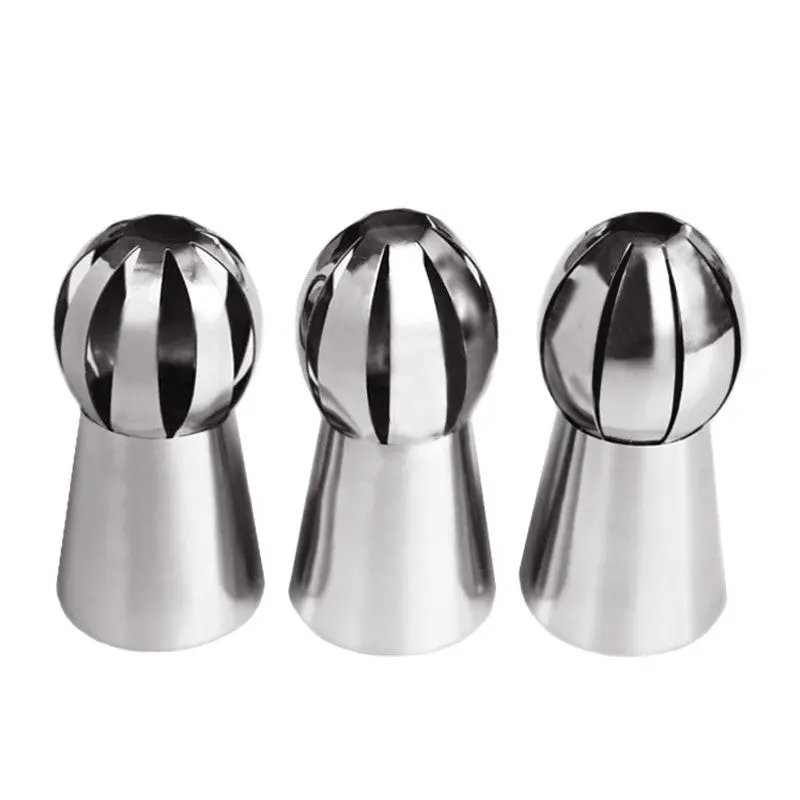 3Pcs Russian Tulip Nozzles Stainless Steel Icing Piping Tips Set Cupcakes Rose Flower Pastry Cake Decorating Tools 85082 1