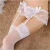 3Pcsset Sexysheer Lace Top Thigh-Highs Stockings Garter Belt Suspenderand Chic Underwear Sets 1