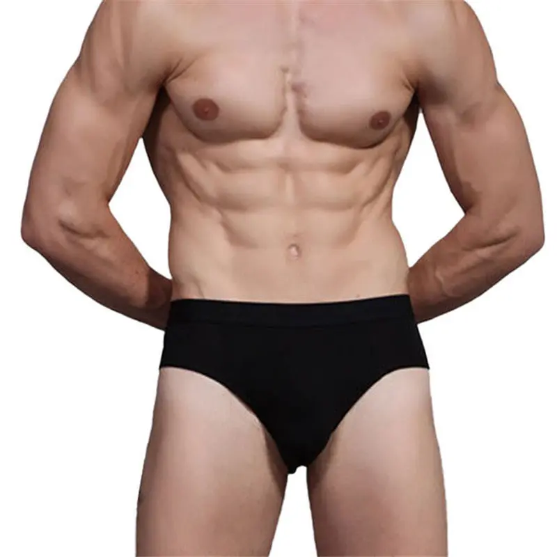 3Xl Men's Sexy Bamboo Fiber Underwear Shorts Men Underpants Soft Briefs 1