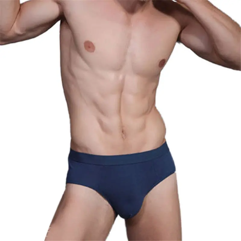 3Xl Men's Sexy Bamboo Fiber Underwear Shorts Men Underpants Soft Briefs 4