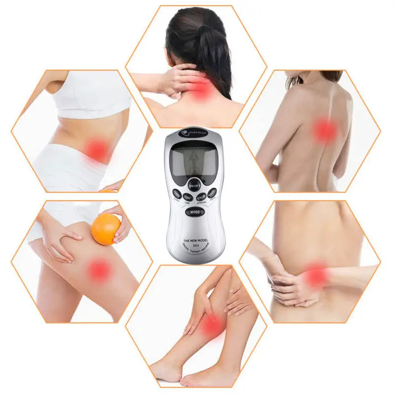 4 Electrode Health Care Tens Acupuncture Electric Blue Lcd Digital Therapy Machine Pulse Body Slim Sculptor Massager Apparatus 1