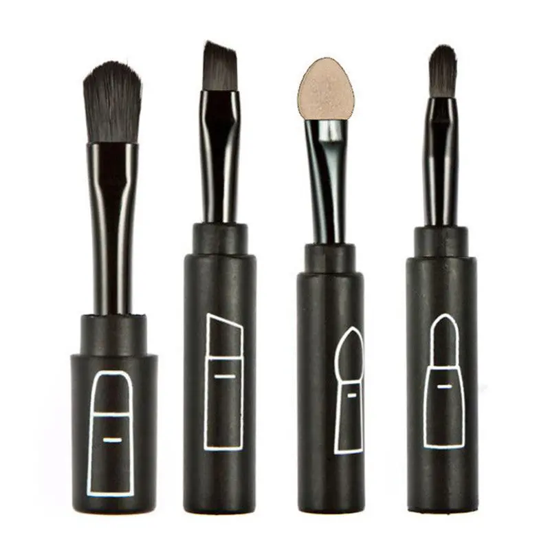 4 Pcs Folding Makeup Brushes Professional Makeup Hair Brush Tool Foundation Make Up Paint Brush Concealer Cleaning Brushes 1