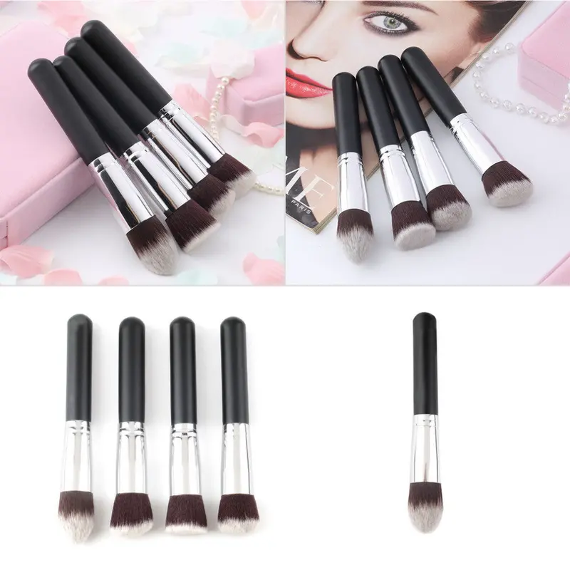 4 Pcslot Synthetic Makeup Brush Single Makeup Tool Cosmetic Foundation Brush Kits Make-Up Brush 1