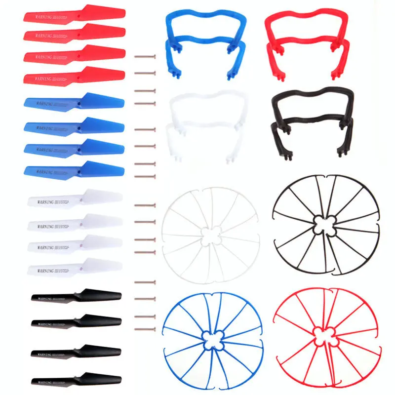 4 S Syma X5 X5cquadcopter Propellers Ling Skid Protectors Spars 1
