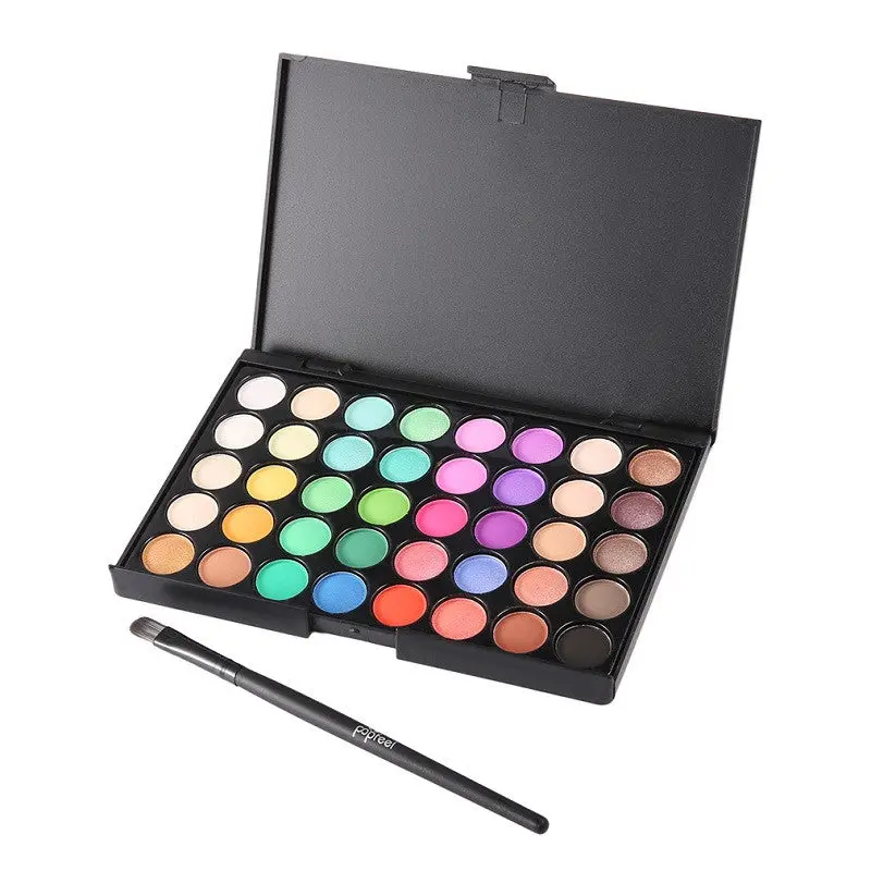 40 Colors Setfacial Cosmetic Makeup Eyeshadow Palette Personal Eye Shadow Cosmetic Tools With Brush 2
