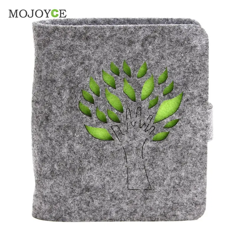 40 Slots Felt Wool Business Cards Bags Card Holders Id Credit Name Business Cards Pocket Pouch Container Bag Wallet Purse 1
