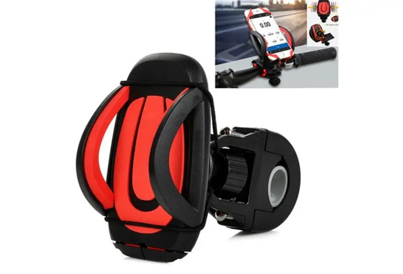 45-100Mm Adjustable Width Bike Motorcycle Phone Holder For Iphone 6/6S/Plus/5/Samsung Galaxy S/S7/S6/Edge/J5/J7/A5/Note 4/5/3 1