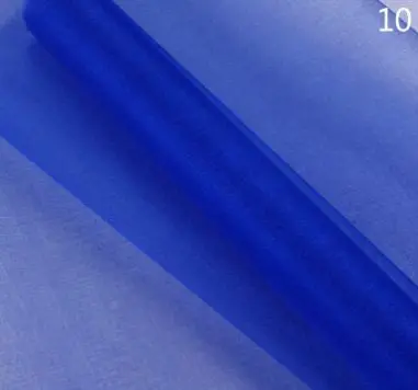 48Cm Wide Sheer Crystal Chenille Organza Shining Fabric 10 Colors For Wedding Decoration Home Party Decor Fabric Material 91073 10