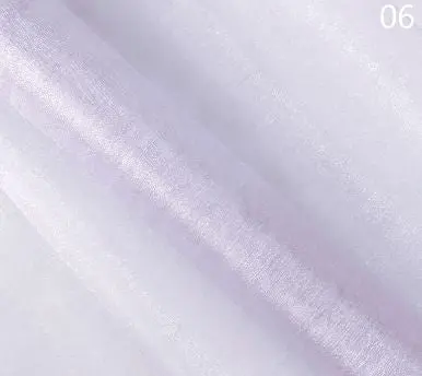 48Cm Wide Sheer Crystal Chenille Organza Shining Fabric 10 Colors For Wedding Decoration Home Party Decor Fabric Material 91073 6