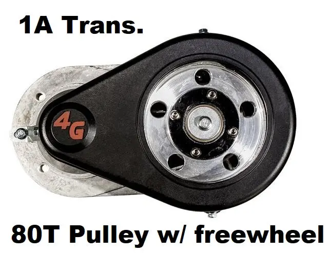4G 1A Transmission Only:  Fits Huasheng 49 & 53Cc Cc Engines. 1