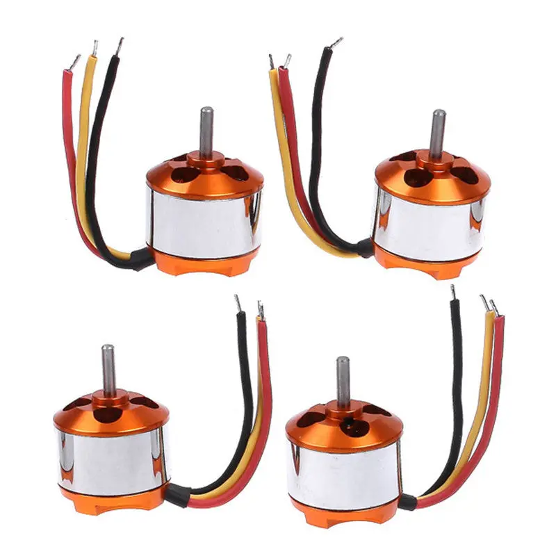 4Pcs 13T Outrunner Brushless Motor For Rc Quadcopter Multicopter Aircraft 1