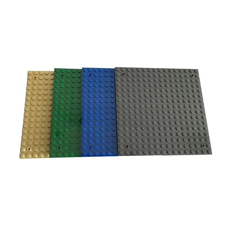 4Pcs 16*16 Studs Base Plate Construction Building Blocks Base Board Diy Baseplate For Minifigures Toy 1