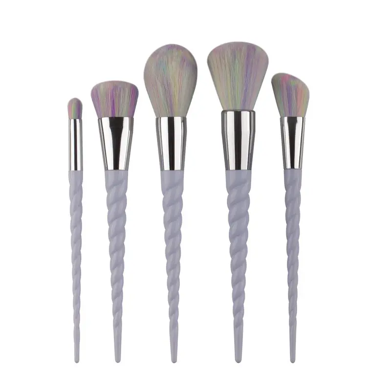 4Pcs/5Pcs/7Pcs Gujhui Rose Gold Makeup Brushes Professional Concealer Hair Brush Powder Foundation Make Up Brushes Tools 2