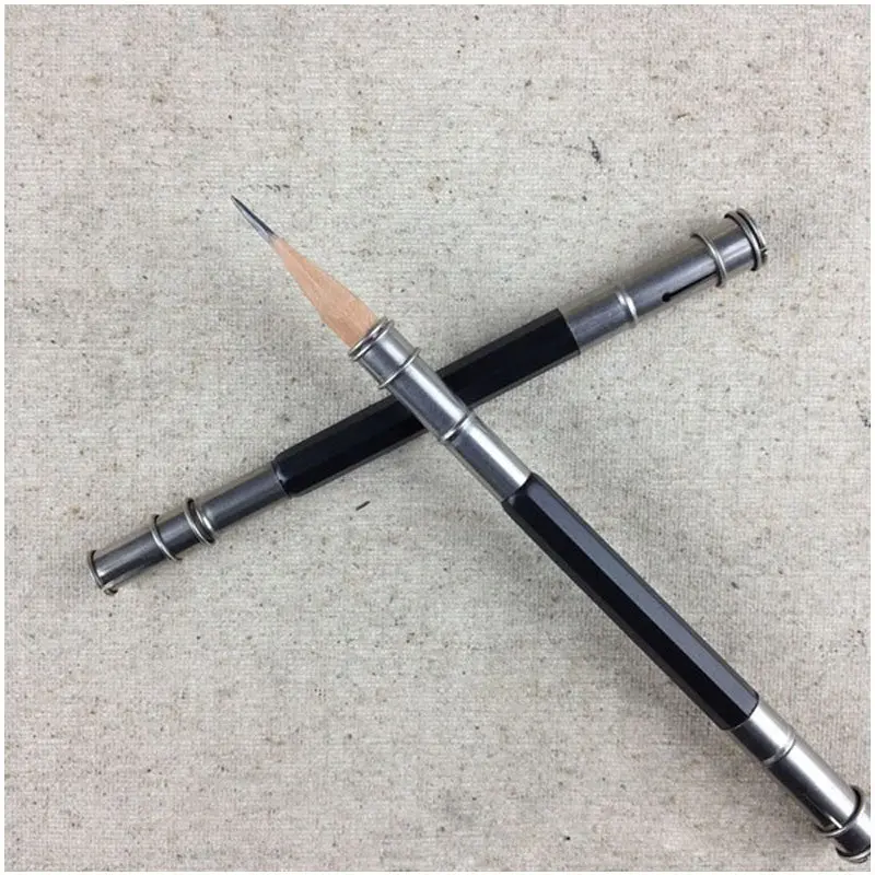 4Pcs Adjustable Dual Head Pencil Extender Holder Sketch School Office Art Write Tool 53584 1