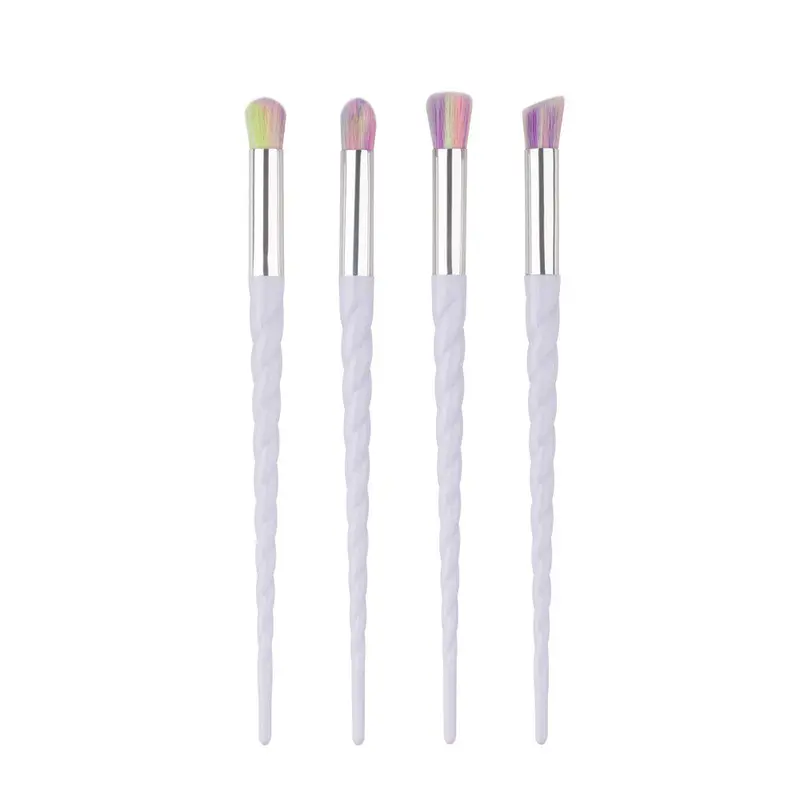 4Pcs Colorful Professional Makeup Brushes Cosmetic Eyebrow Eyeshadow Make Up Brushes Face Powder Foundation Blush Brush 1