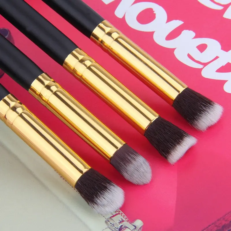 4Pcs Eye Brushes Set Eyeshadow Foundation Mascara Blending Pencil Brush Makeup Tool Cosmetic Black Popular 2