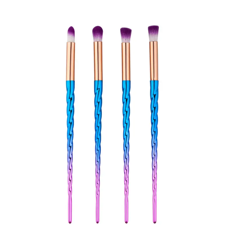 4Pcs Powder Foundation Makeup Brushes Gujhui Professional Blush Brush Eyeshadow Pinceaux Maquillage Cosmetics Tools 1