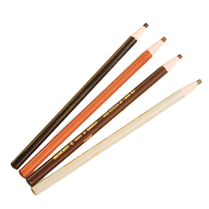 4Pcs Professional Makeup Maange Eyebrow Pencil Waterproof Eyebrow Liner Maquillage Natural Long Lasting Enhancer Eye Liner 1