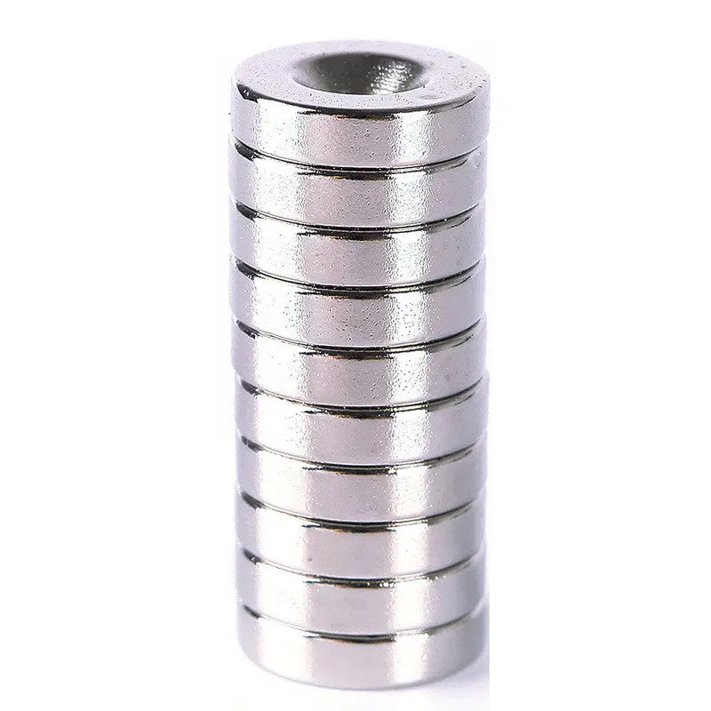 4Pcs Round 20Mm X 5Mm Hole 5Mm Rare Earth Neodymium Super Strong N35 Magnets 69377 1