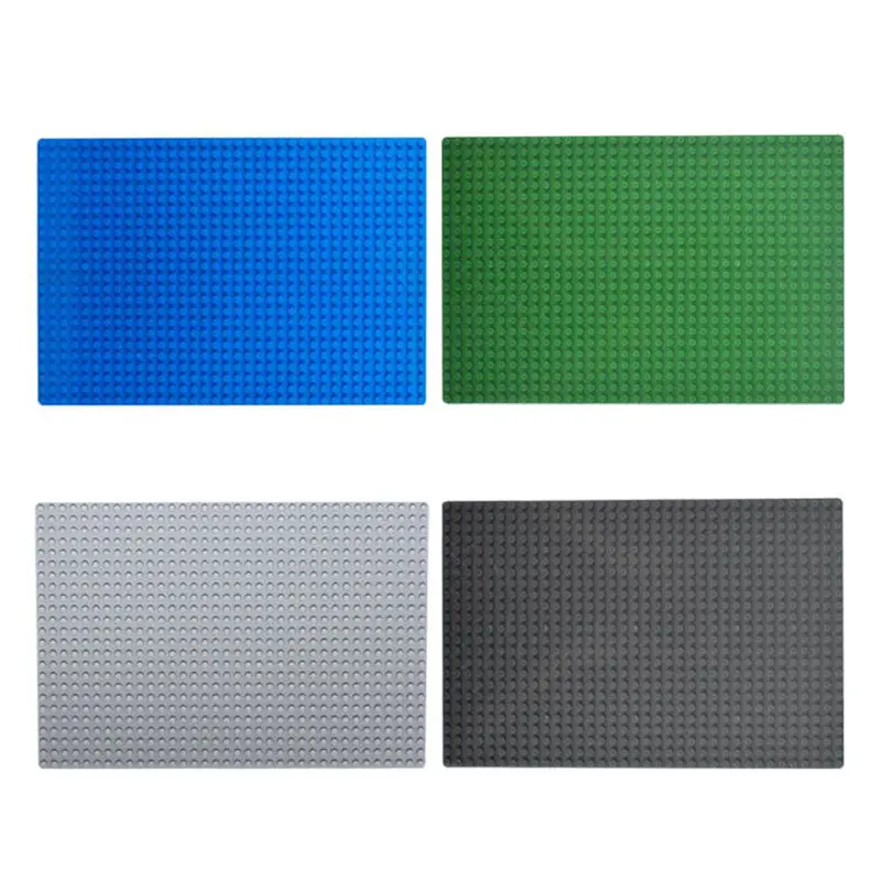 4Pcs Small Blocks Building Diy Baseplates 36*24 Dots Base Plate Size 28.5*19Cm Toys For Legoe Minifigures 1